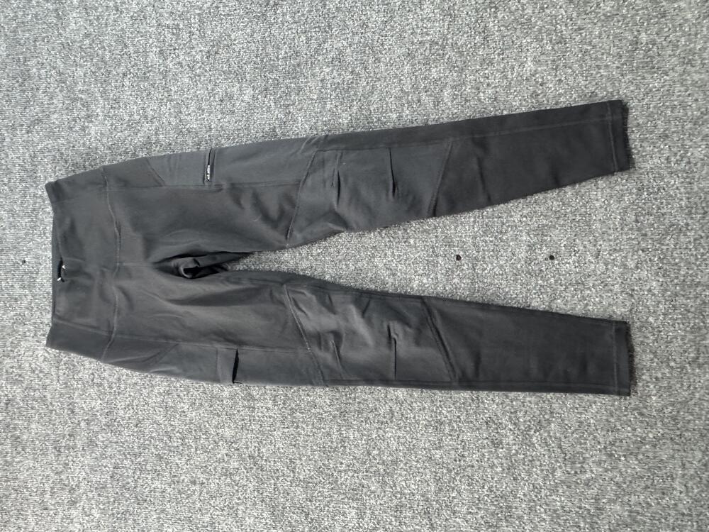 PrAna Leggings Womens XS Black High Rise Pocket Ankle Hiking Outdoor Pants